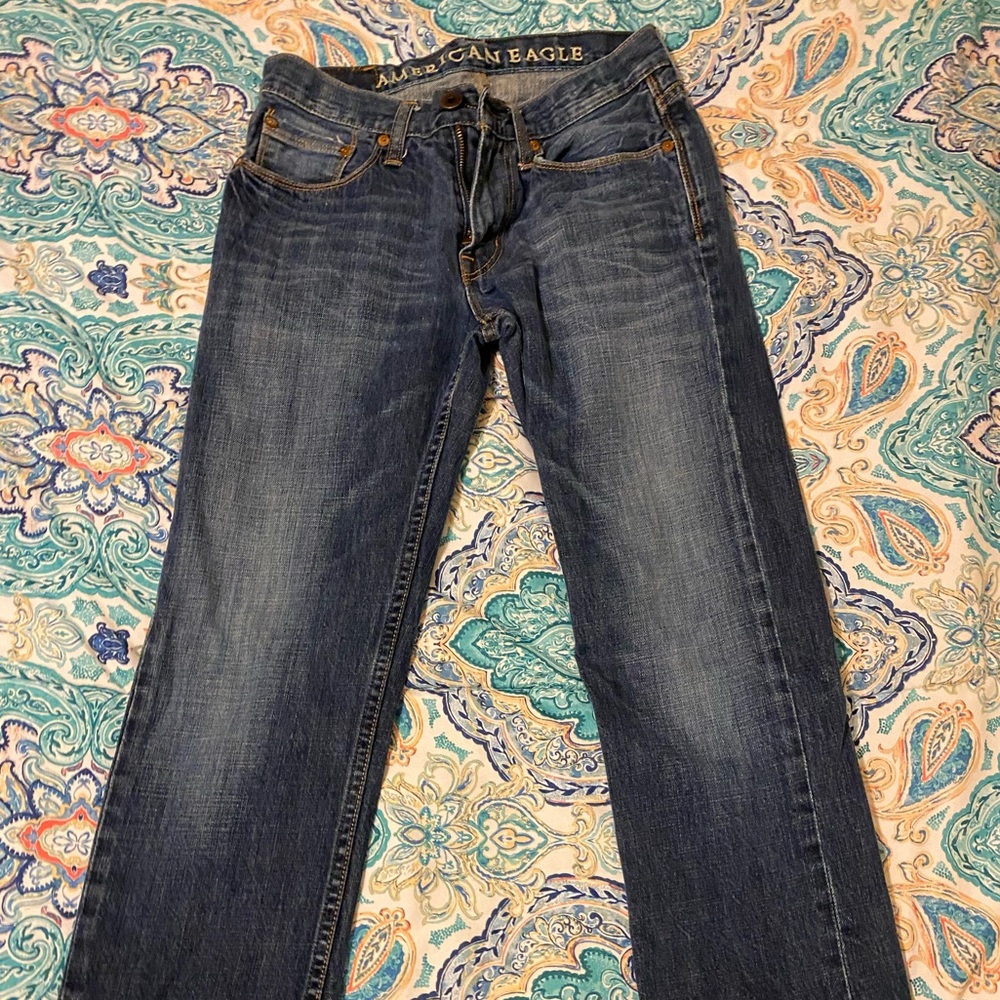 28/30 Slim Straight Jeans - American Eagle